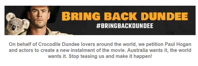 Screenshot: #bringbackdundee